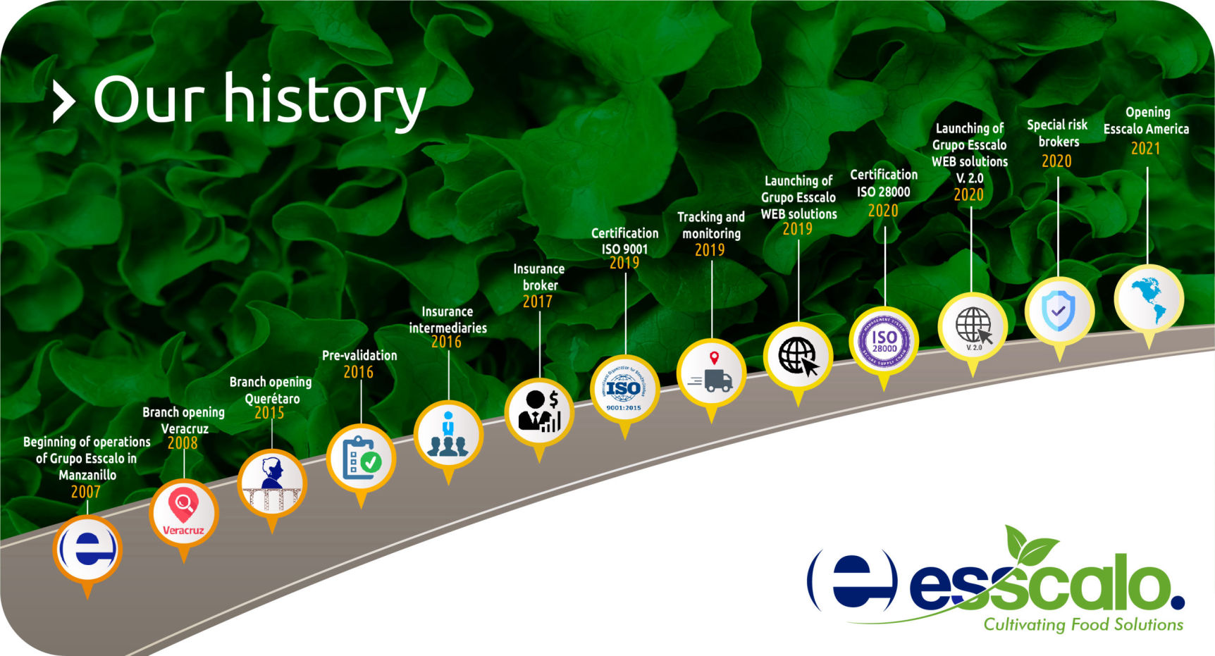 Historia de alimentos